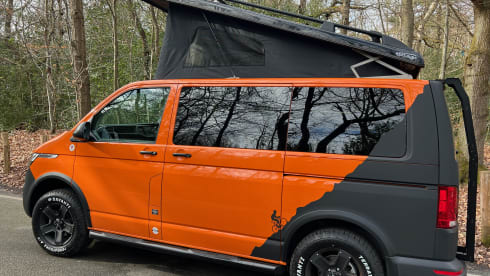 (VW004) 2023 VW T6 'Rebellion' Camper Van - sleeps 2 adults plus 2 children