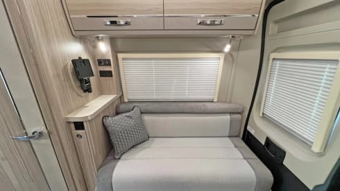Betty Ruth – Elddis 4 berth Automatic Campervan 2024 With Double Bed Pop Top