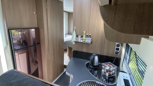 Luxury double queen bed camper Chausson – Fully furnished 