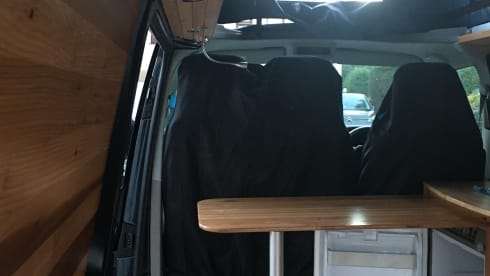 4 berth Volkswagen campervan 2016 6 speed, unique wooden interior
