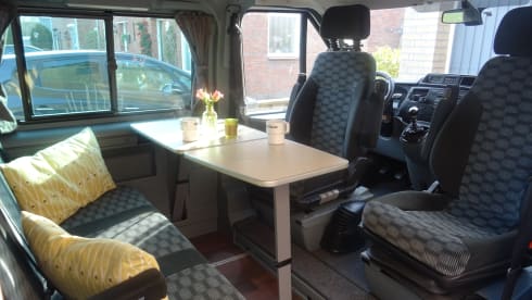 Ford Nugget Westfalia with pop-up roof