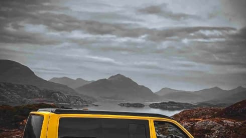 4 berth Volkswagen campervan
