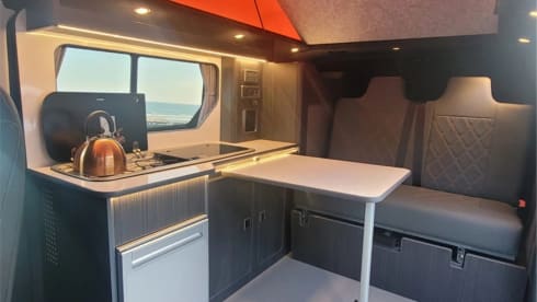 4 berth Vauxhall Vivaro Campervan