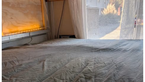  Old postal wagon transformed into a self-sufficient 4-person camper