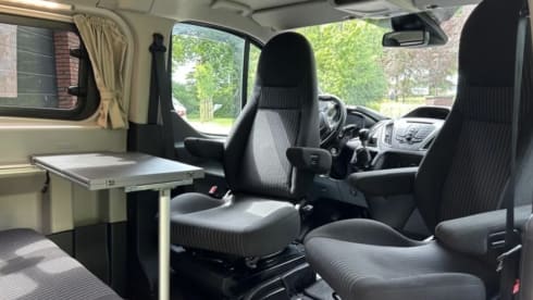 Ford Nugget Plus hoogdak 2018 mountain edition – 5p Ford Nugget Plus Westfalia campervan hoogdak uit 2018
