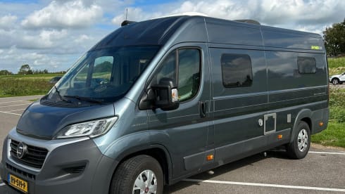 Luxury HYMER camper van 