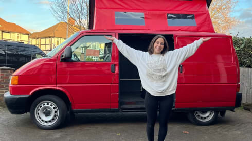 Red Ruby – 2 berth Volkswagen campervan from 2002