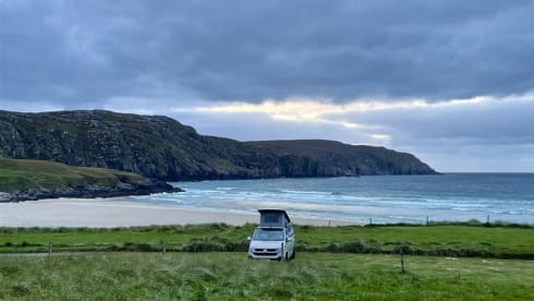 Colin – Our new high spec VW T6 Campervan who's keen to travel with you