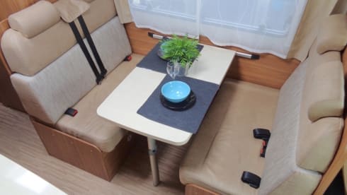 Camper for 6 people, bunk bed / CF6