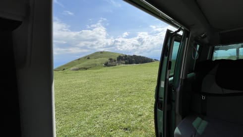 FREE MILEAGE! Travel with this VW California Ocean Bulli T6.1