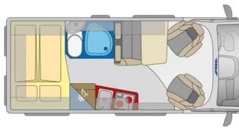 Pumba – Pössl 2 Win Plus 2021 - pop-up roof - 4 sleeping places