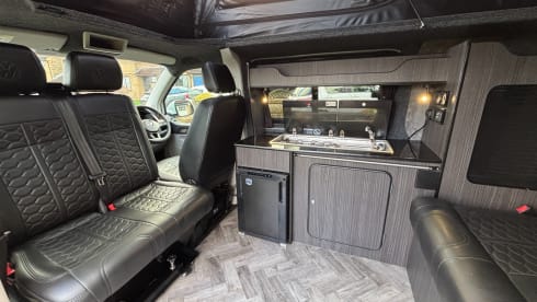 4 berth Volkswagen T6 campervan from 2017