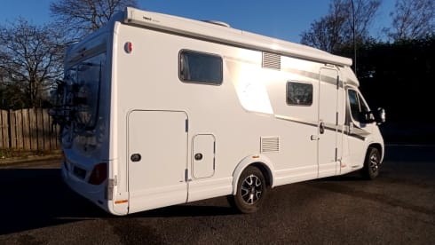 Fully furnished 2p Knaus 650MEG2 2019, length beds