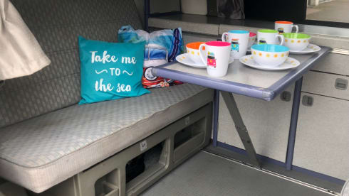 Road trip - VW T4 California with fixed sleeping roof