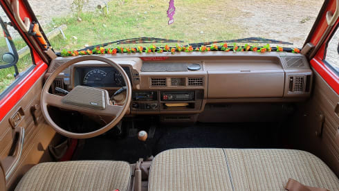 Super cool retro bus camper
