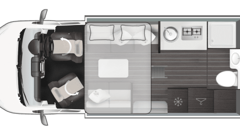 Felix – Roller Team Kronos 590 (2025) 2-4 Berth Manual Motorhome - Fully Insured