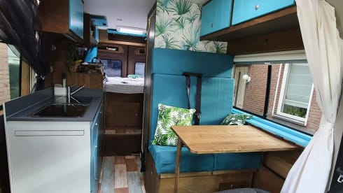 Cozy, very complete bus camper
