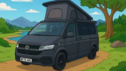 Jean  – 4 berth Volkswagen Transporter T6.1 POP Top campervan from 2020