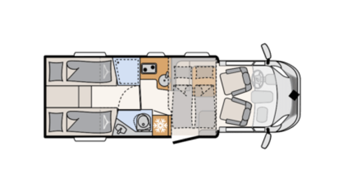ZON – 4p Dethleffs semi-integrated from 2021