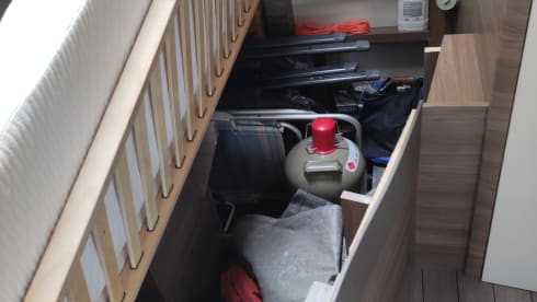 Knaus Familien Wohnmobil mit Hubbett