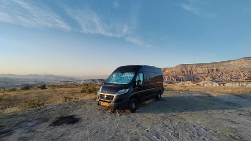 Dolf – luxury Fiat bus camper, fits in all parking spaces 