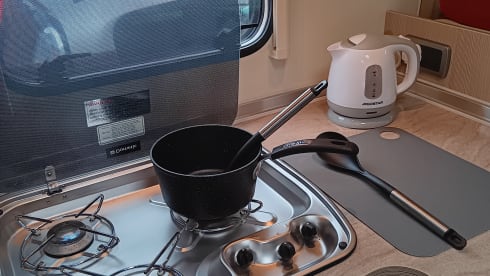 Bertie  – 4 berth Bürstner semi-integrated from 2012