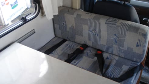Mel – 5 berth Fiat Family Motorhome  6 seats with belts
