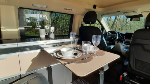 The freedom of camping, the luxury of a hotel room