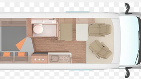 Weinsberg Bus camper of 6m for 2 people