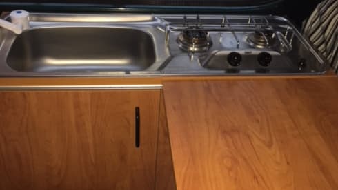 CZN  – Toyota campervan, a very luxurious tent (insurance is included)