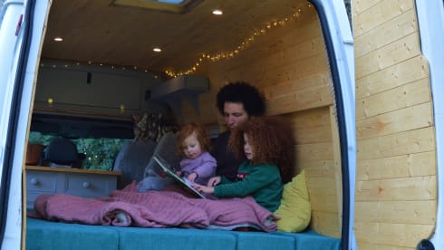 Iris – Quirky campervan designed for couples, families or anyone
