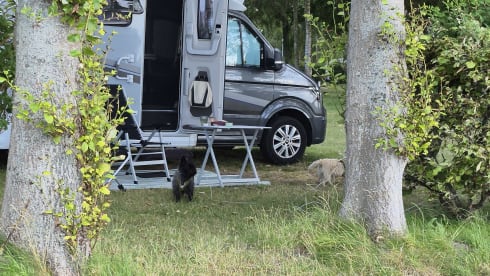Luxe en Comfort voor 2 peronen : KNAUS VAN TI PLUS 650 MEG AUTOMAAT