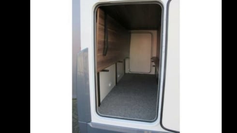 Very luxurious and modern family camper.