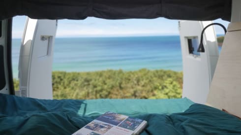 Boxer XL for tall people, surf camper with large garage