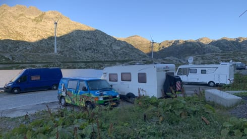 Beautiful Roller Team camper for 4 people