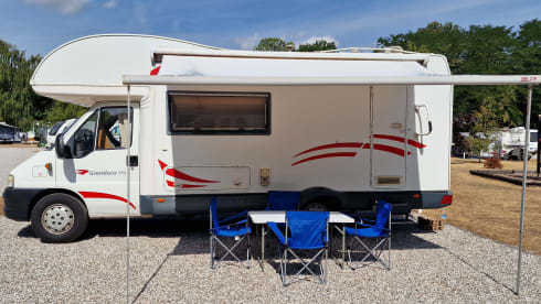 Ellis – Fiat Alcove met 4 slaapplaatsen uit 2004