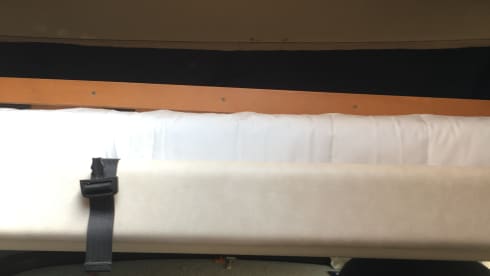 Hymer camper for 2 or 3 people for rent.