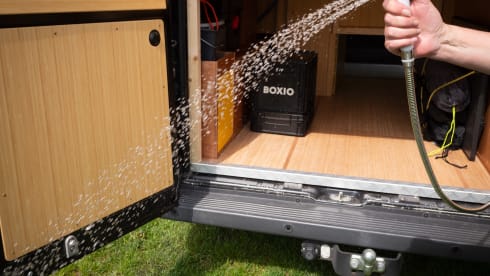 Two-person Citroen self-build camper