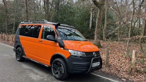 (VW004) 2023 VW T6 'Rebellion' Camper Van - sleeps 2 adults plus 2 children