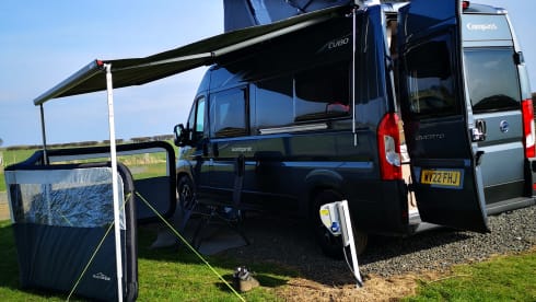 Grey Goose – Grey Goose - 4 berth automatic, 6m Fiat Ducato with pop-top.