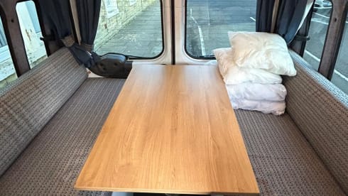 Helga – 2 berth Ford campervan with bathroom off-grid