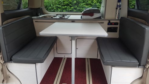 White Camper – Toyota Alphard Family Campervan for your Staycation