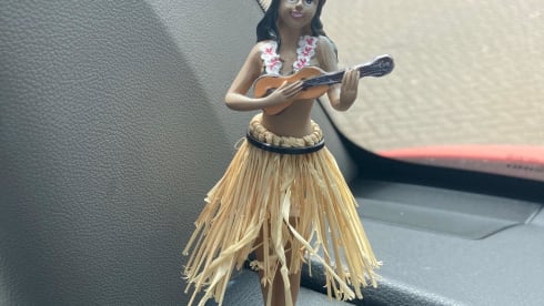 Schönes Feuerwehrauto für 4 Personen mit einem schönen Doppelbett