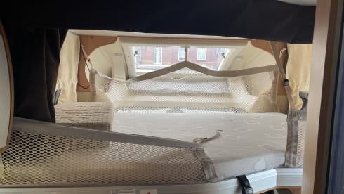 Semi-Integrated Camper for 4 people.