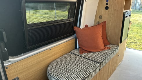 Off grid 2p VW with fixed toilet 