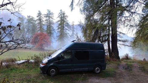 Bussie/rustig aan wagen – 2p Renault bus from 2003: For sporty wind campers