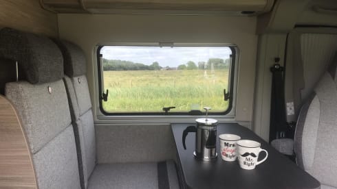 The spacious Columbus Knaus Freeway Boxstar