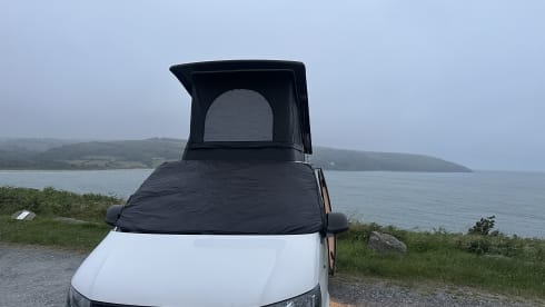 Explore One – ExploreCampers - 4 Berth VW T6 Campervan – Off-Grid Ready with Projector