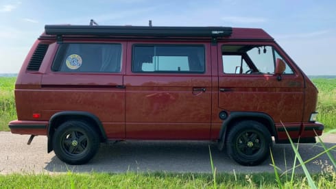 4-Personen-Westfalia-Wohnmobil aus dem Jahr 1990