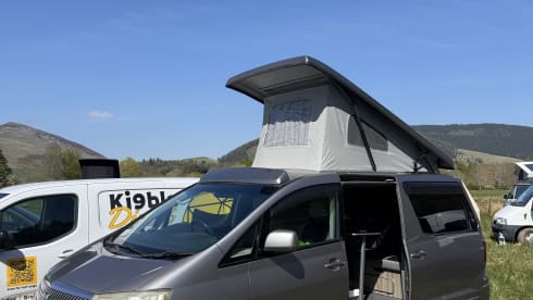 4 berth Toyota campervan from 2016